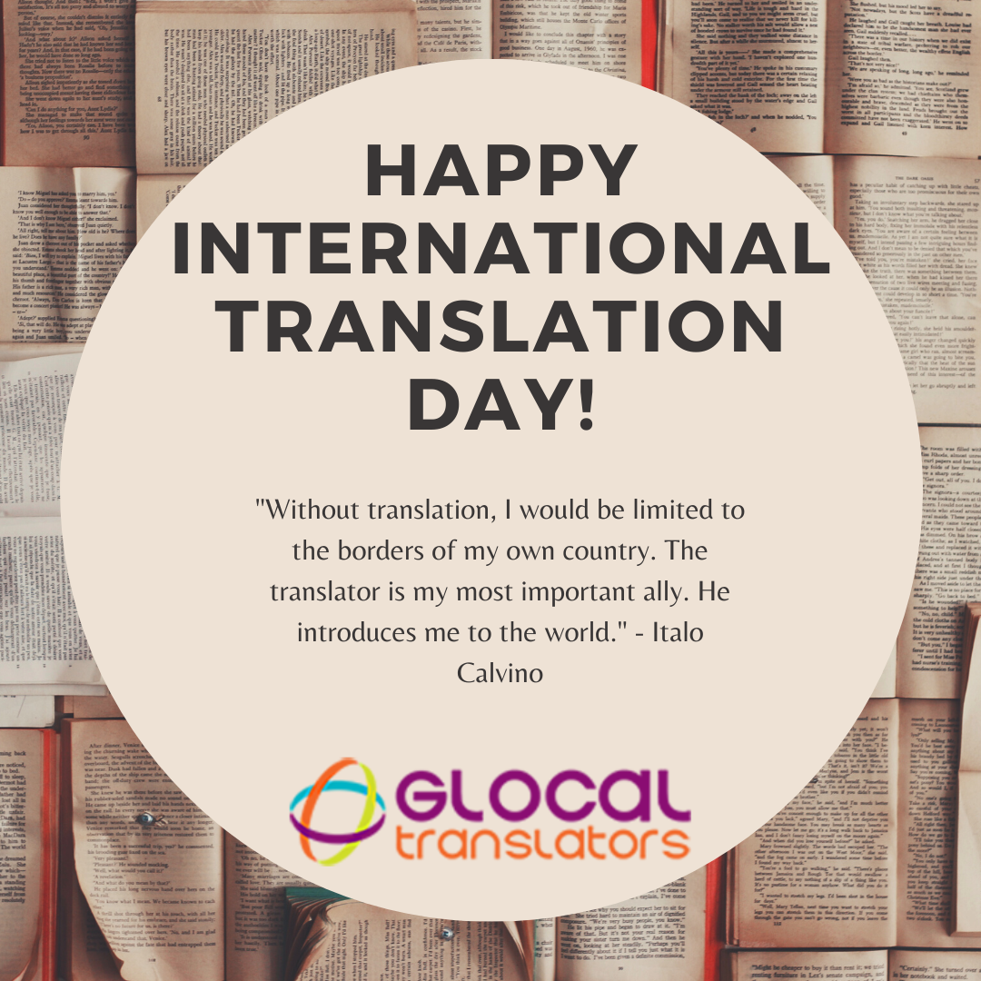 Happy International Translation Day Glocal Translators